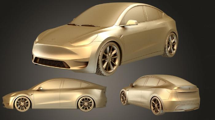 نموذج ثلاثي الأبعاد لآلة CNC السيارات والنقل تسلا واي 2021